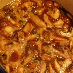 Chicken with Red Wine and Mushrooms